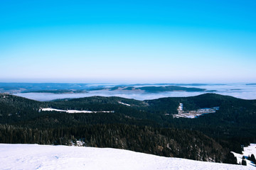 Fototapeta na wymiar Winter landscape in the mountains.