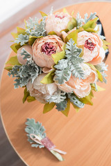 Bridal bouquet of flowers