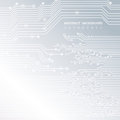 Circuit board, technology background. Vector illustration. EPS 10