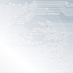 Circuit board, technology background. Vector illustration. EPS 10