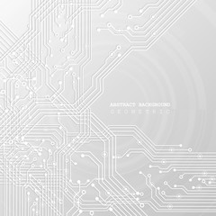 Circuit board, technology background. Vector illustration. EPS 10