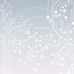 Circuit board, technology background. Vector illustration. EPS 10