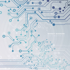 Circuit board, technology background. Vector illustration. EPS 10