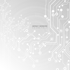 Circuit board, technology background. Vector illustration. EPS 10