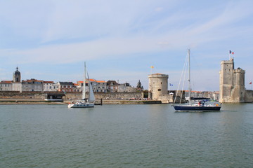 Fototapeta premium Tours médiévales de La Rochelle, France