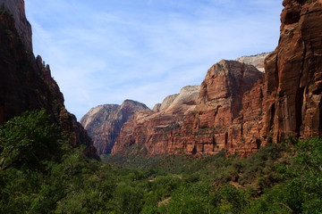 Fototapeta na wymiar Panorama from Zion National Park