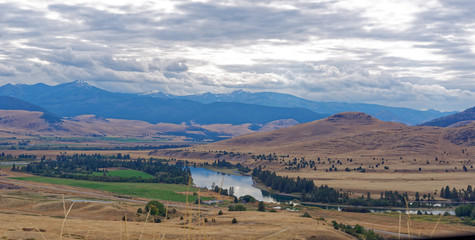 Fototapeta na wymiar Scenery in Western Montana