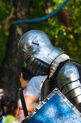 Knight's armour for historical reconstructions