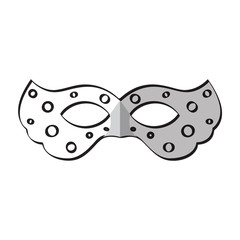 Mardi gras mask icon