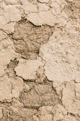 Cracked Tan Wall