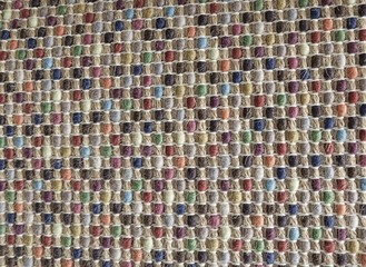 Fototapeta premium Closed Up of Square Texture of Colorful Weave Pattern