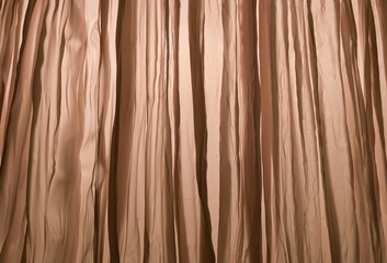 Close Up Background of Brown Curtain Texture