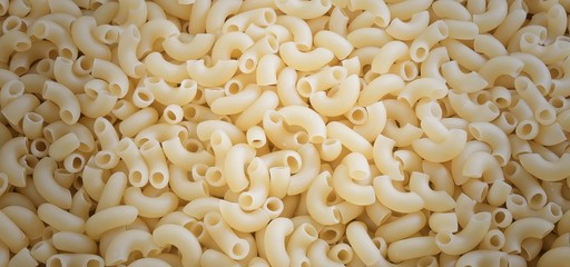 Background of Elbow Macaroni or Gomiti Pasta