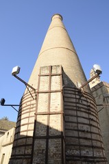 Chimney of  tile producer