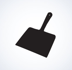 Scoop for cereals. Vector drawing