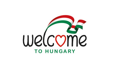 Hungary flag background