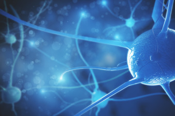 Abstract molecule background