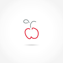 apple icon vector