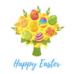 Easter day greeting card