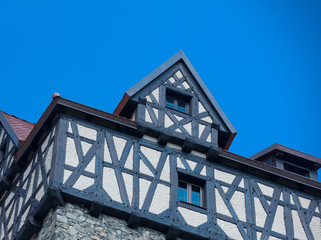 Fototapeta na wymiar View at old medieval building