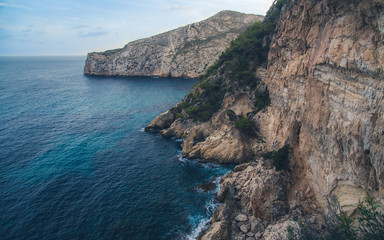 Fototapeta na wymiar Sea view with rocks