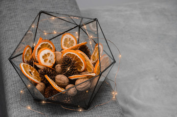 dried oranges and nuts