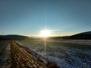 Sunrise in Alta Norway