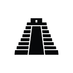 pyramid in Mexico icon. Elements of culture of Mexico icon. Premium quality graphic design icon. Simple love icon for websites, web design, mobile app, info graphics