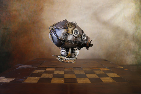 Steampunk dirigibile  fine 800
