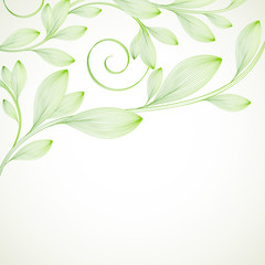 Hand-drawing floral background. Element for design. Vector illustration.