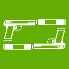 Gun icon green
