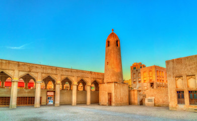 Fototapeta premium Historic Domes Mosque in Doha, Qatar