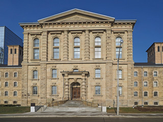Fototapeta na wymiar Toronto, restored Victorian building, former Don Jail