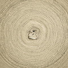 Fototapeta na wymiar Close-up surface rope roll round.