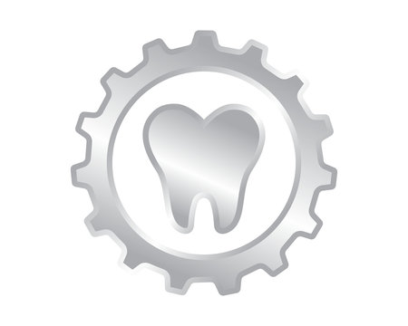 silver tooth teeth dental dentist dent image icon