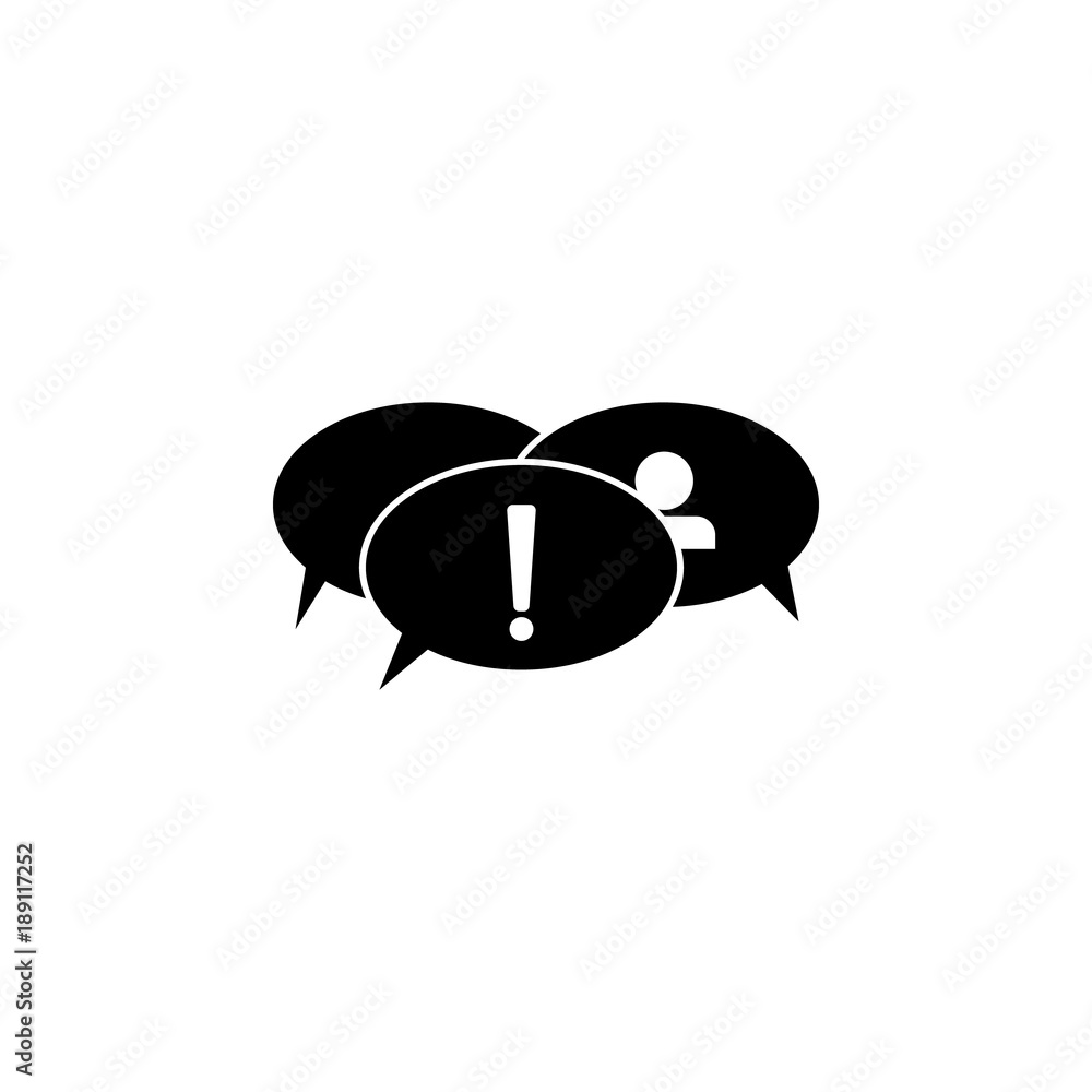 Aufkleber intercourse with exclamations icon. elements of teamwork icon. premium quality graphic design icon. 