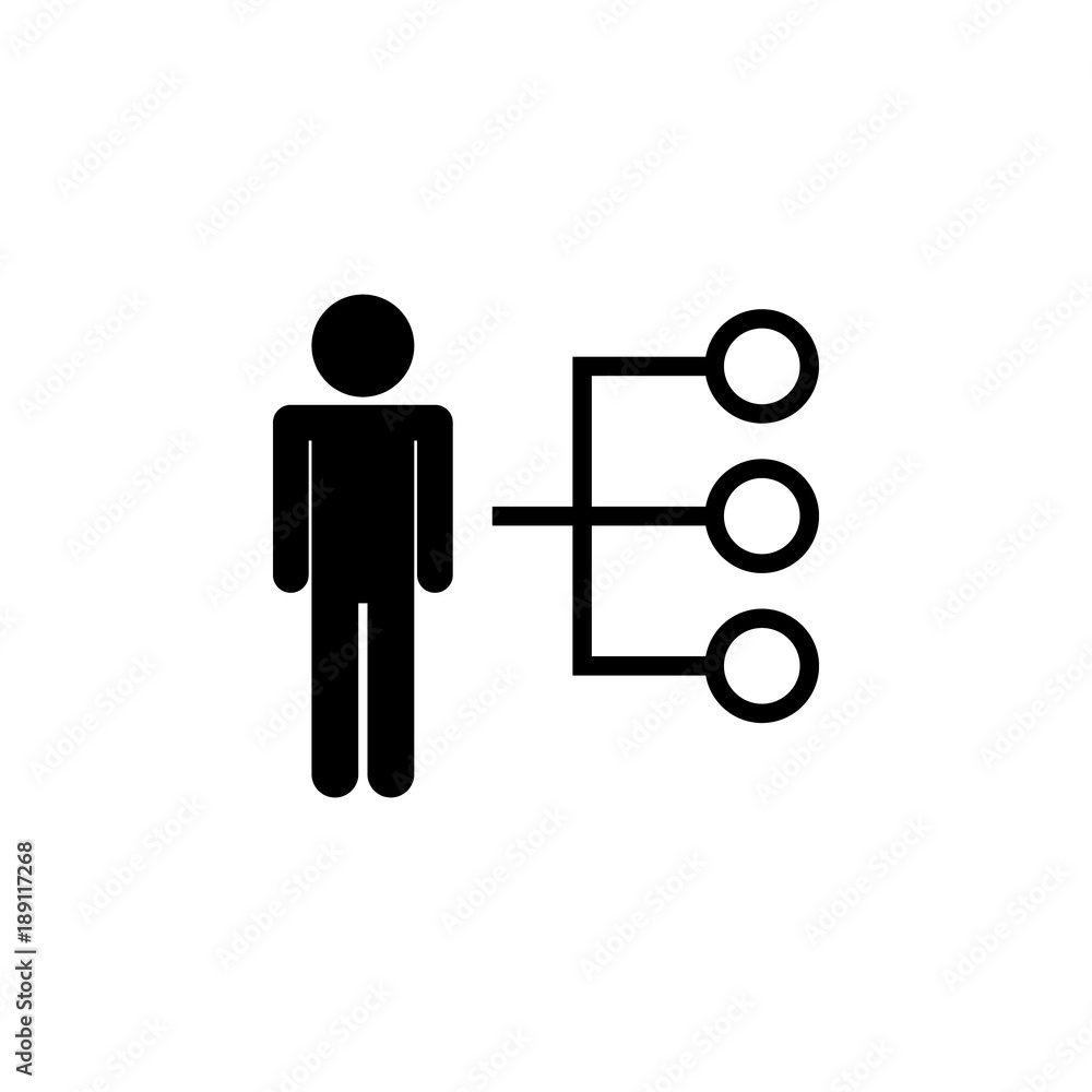 Poster employee selection icon. elements of teamwork icon. premium quality graphic design icon. simple icon