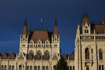 Naklejka premium Parliment Building of Hungary in Budapest
