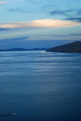 Fototapeta premium Isla de Sol, Bolivia, Water, Mountain