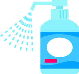 薬液のスプレーボトル