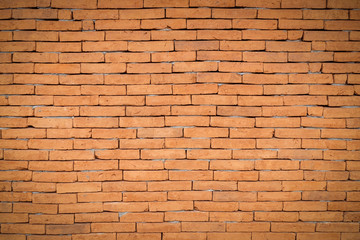 Brown brick wall texture and background with space.