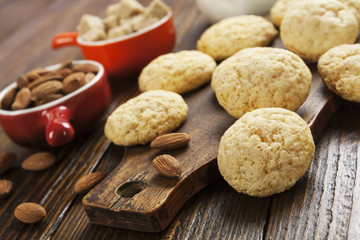 Obraz na płótnie Canvas Homemade almond cookies