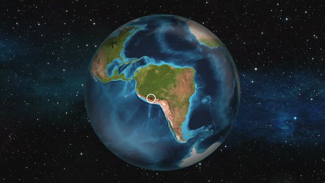 Earth Zoom In - Lima, Peru