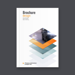 Abstract flyer design background. Brochure template.