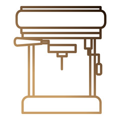 coffee machine isolated icon vector illustration design