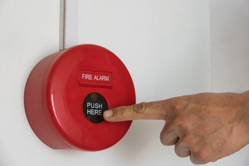 Emergency button color Red