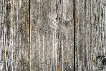 Old wooden background, grunge surface of gray boards..