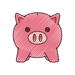piggy bank  vector illustration