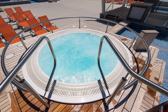 Hot Tub Pool On A Cruise Ship