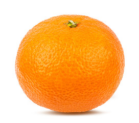 Fresh mandarin orange isolated on white background with clipping path